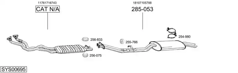 BOSAL SYS00695