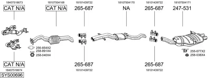 BOSAL SYS00696