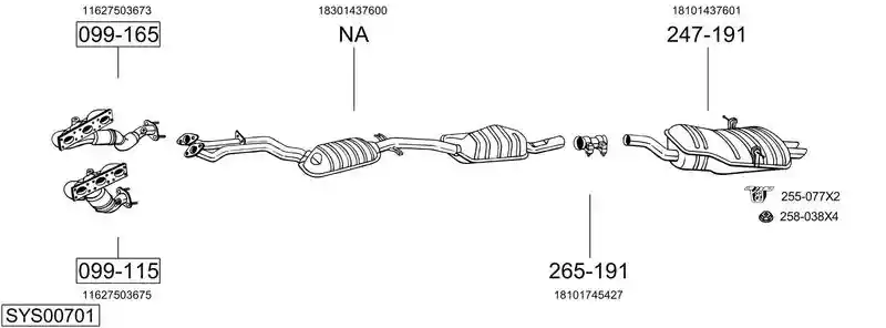 BOSAL SYS00701