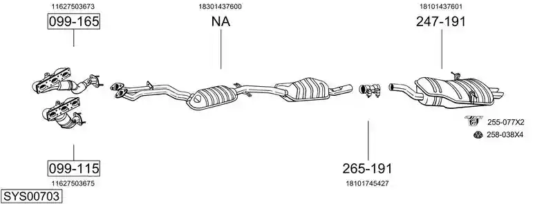 BOSAL SYS00703
