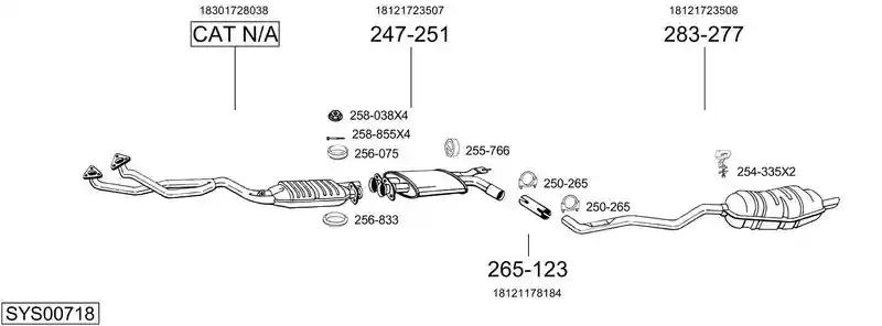BOSAL SYS00718