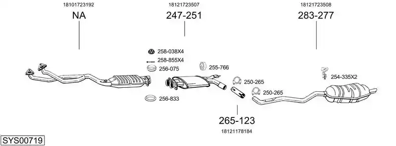 BOSAL SYS00719