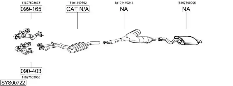 BOSAL SYS00722