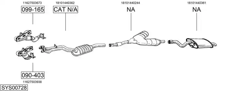 BOSAL SYS00728
