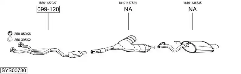 BOSAL SYS00730