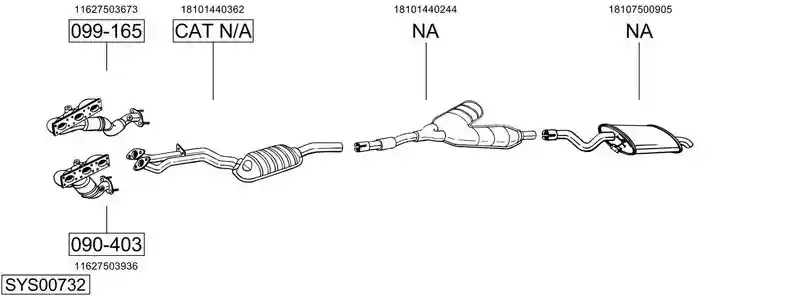 BOSAL SYS00732