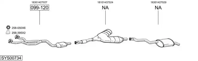 BOSAL SYS00734