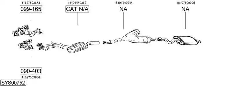 BOSAL SYS00752