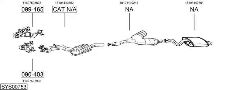 BOSAL SYS00753