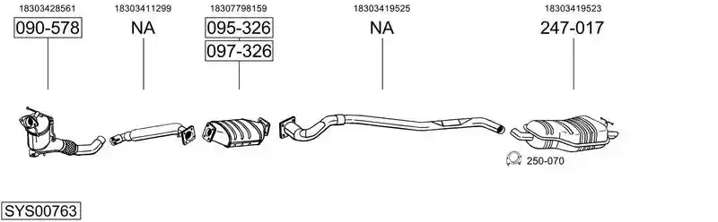 BOSAL SYS00763