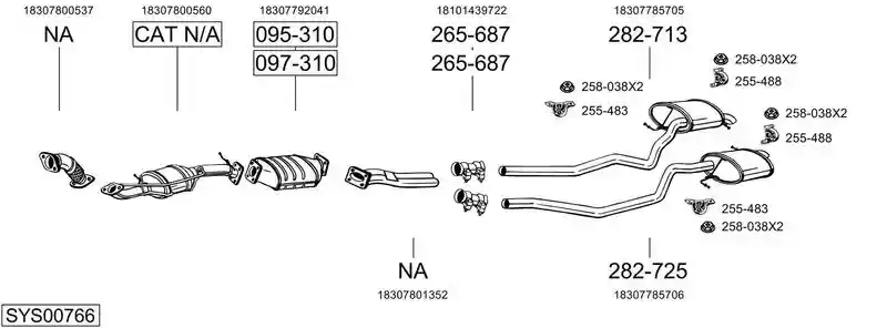BOSAL SYS00766