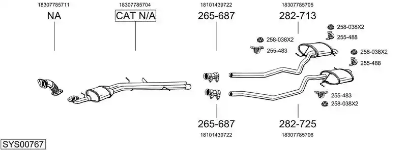 BOSAL SYS00767