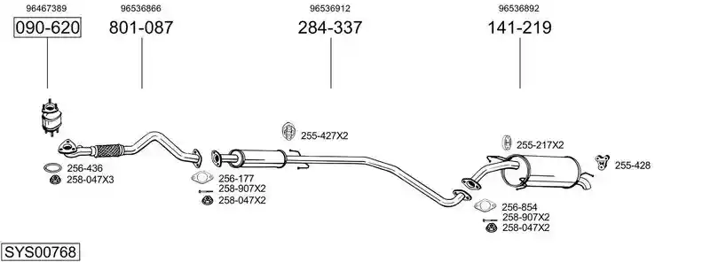 BOSAL SYS00768