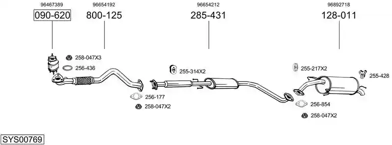 BOSAL SYS00769
