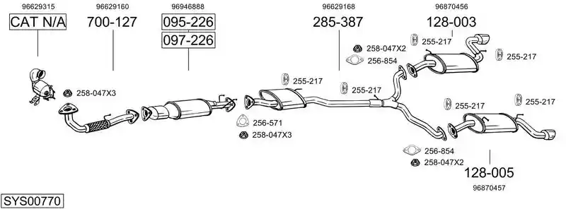 BOSAL SYS00770