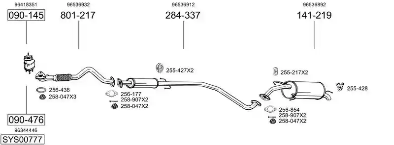 BOSAL SYS00777