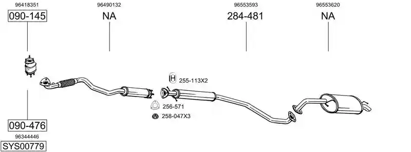 BOSAL SYS00779