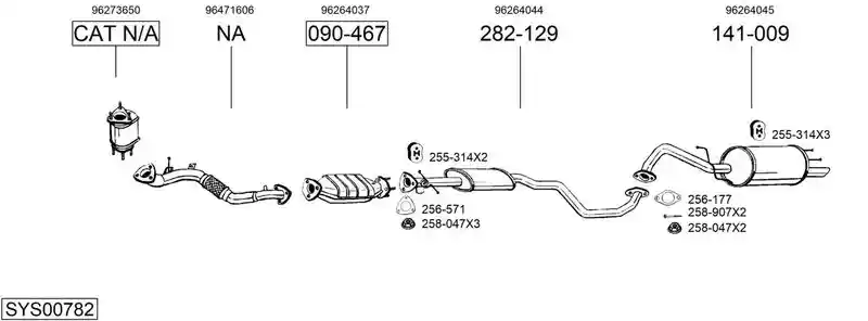 BOSAL SYS00782