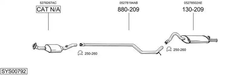 BOSAL SYS00792