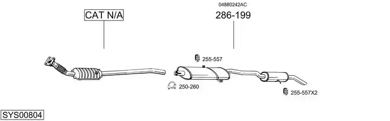 BOSAL SYS00804