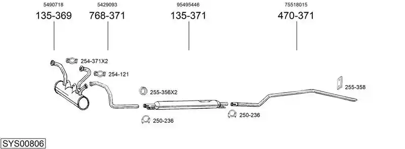 BOSAL SYS00806