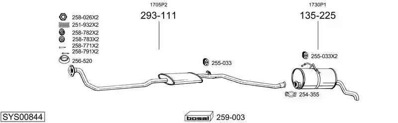 BOSAL SYS00844