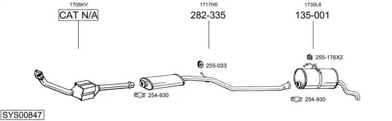 BOSAL SYS00847