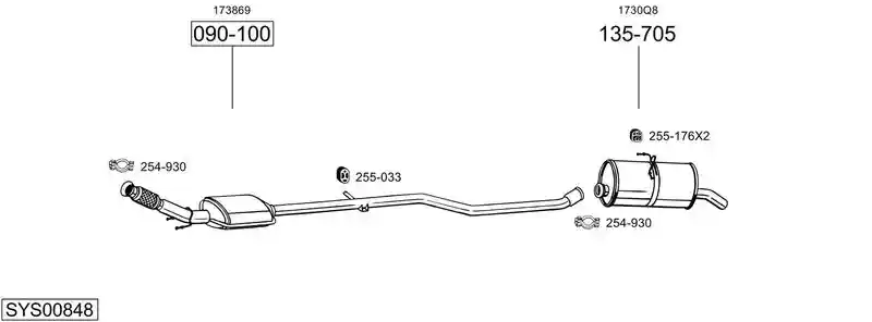BOSAL SYS00848