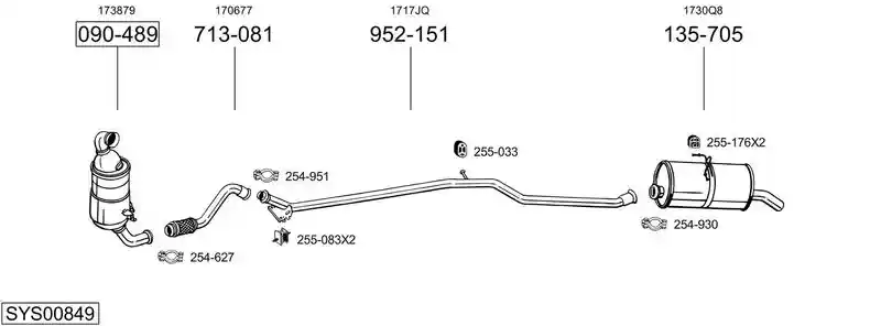 BOSAL SYS00849