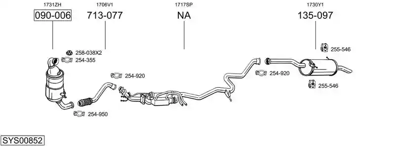 BOSAL SYS00852