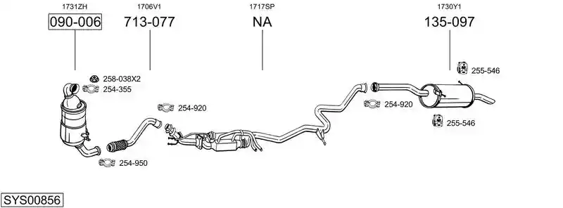 BOSAL SYS00856