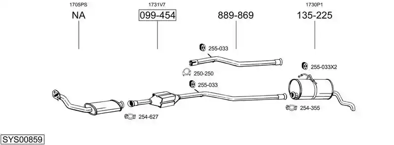 BOSAL SYS00859