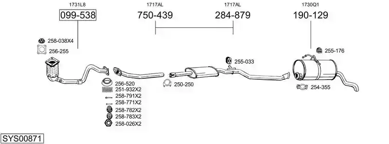 BOSAL SYS00871