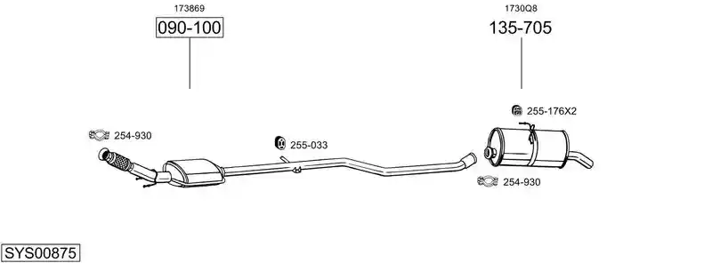 BOSAL SYS00875