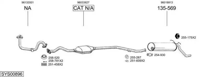 BOSAL SYS00896