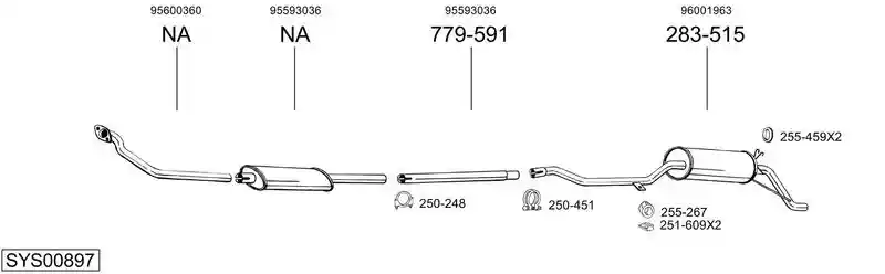 BOSAL SYS00897