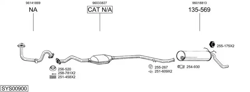 BOSAL SYS00900