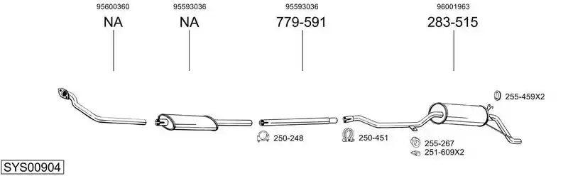 BOSAL SYS00904