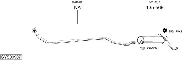 BOSAL SYS00907