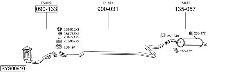 BOSAL SYS00910