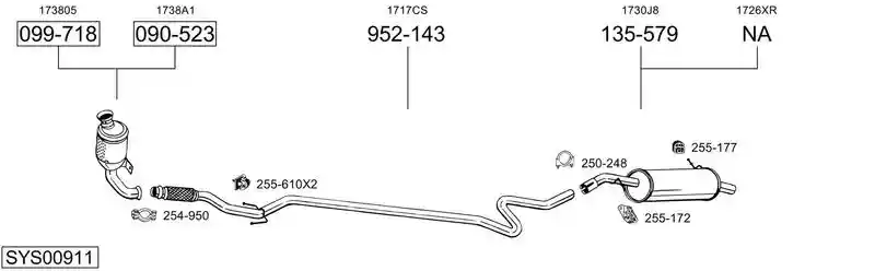 BOSAL SYS00911