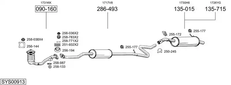 BOSAL SYS00913