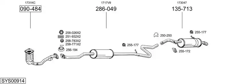 BOSAL SYS00914