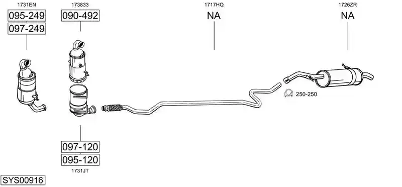 BOSAL SYS00916