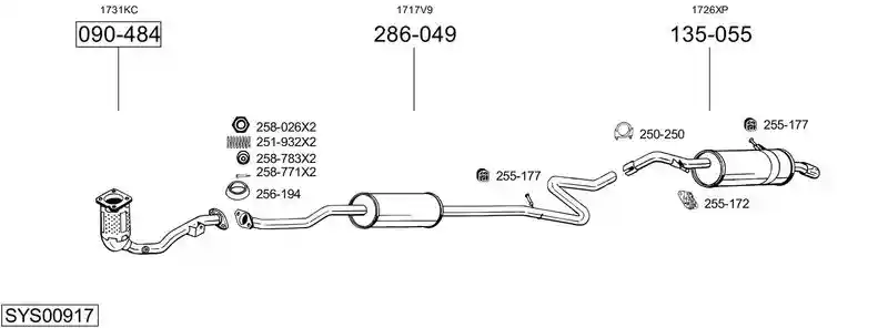 BOSAL SYS00917