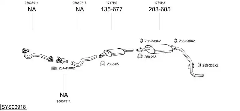 BOSAL SYS00918