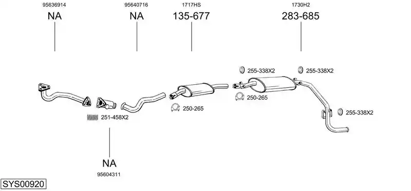 BOSAL SYS00920