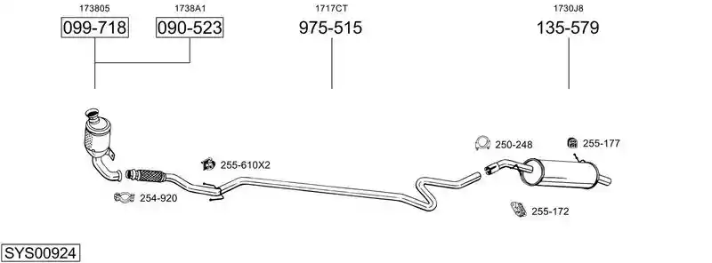 BOSAL SYS00924