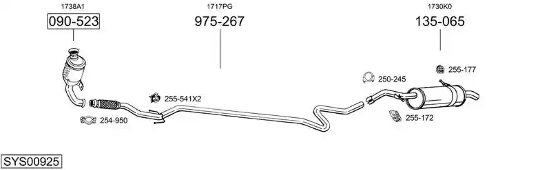 BOSAL SYS00925