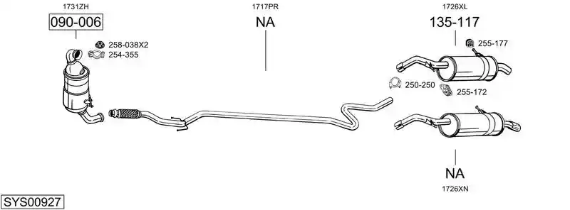 BOSAL SYS00927